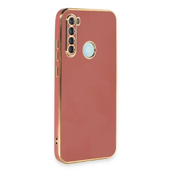 Lopard Xiaomi Redmi Note 8 Kılıf Volet Silikon - Kırmızı