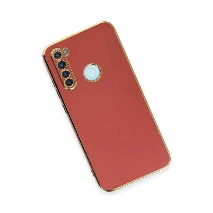 Lopard Xiaomi Redmi Note 8 Kılıf Volet Silikon - Kırmızı