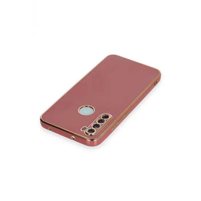 Lopard Xiaomi Redmi Note 8 Kılıf Volet Silikon - Kırmızı