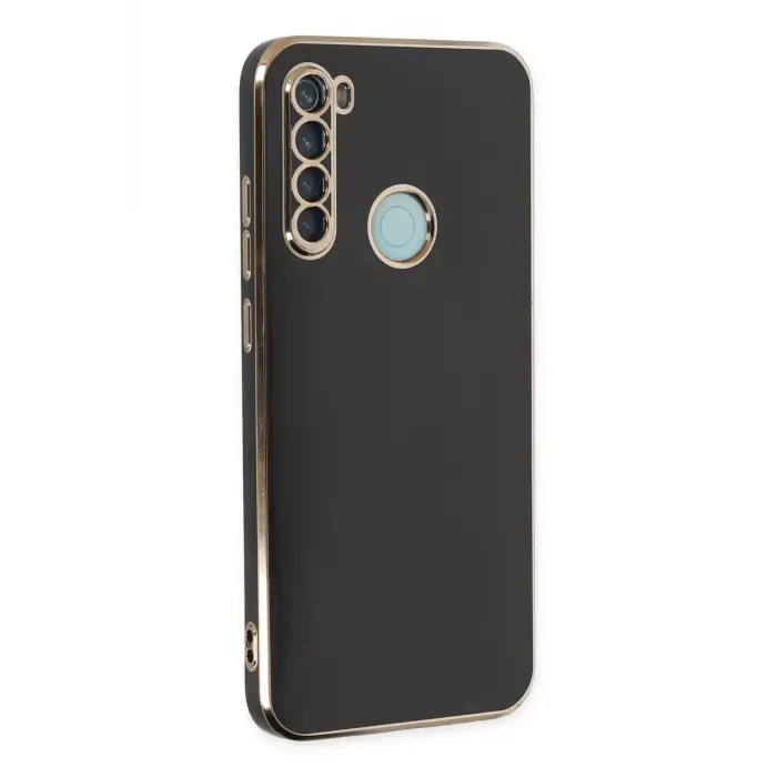 Lopard Xiaomi Redmi Note 8 Kılıf Volet Silikon - Siyah