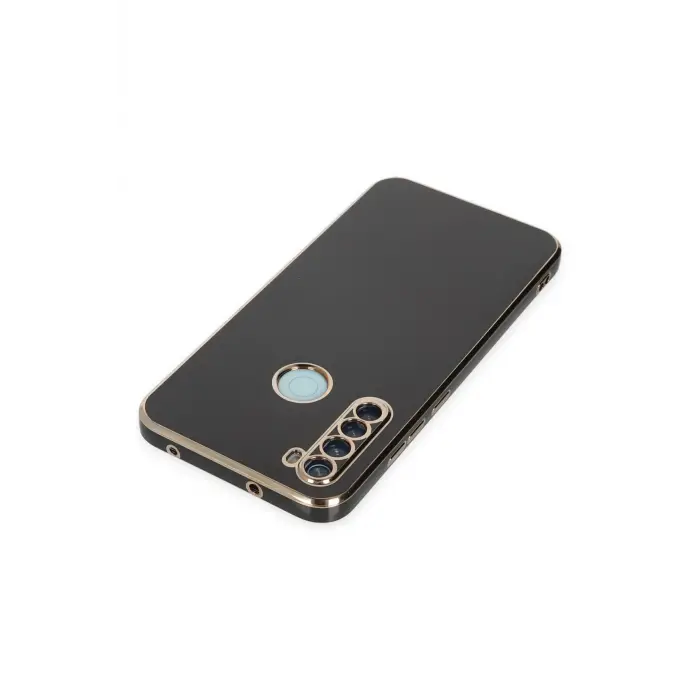 Lopard Xiaomi Redmi Note 8 Kılıf Volet Silikon - Siyah