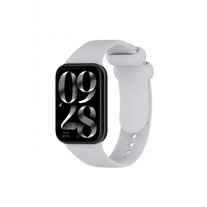 Lopard Xiaomi Smart Band 8 Pro Klasik Kordon - Açık Gri