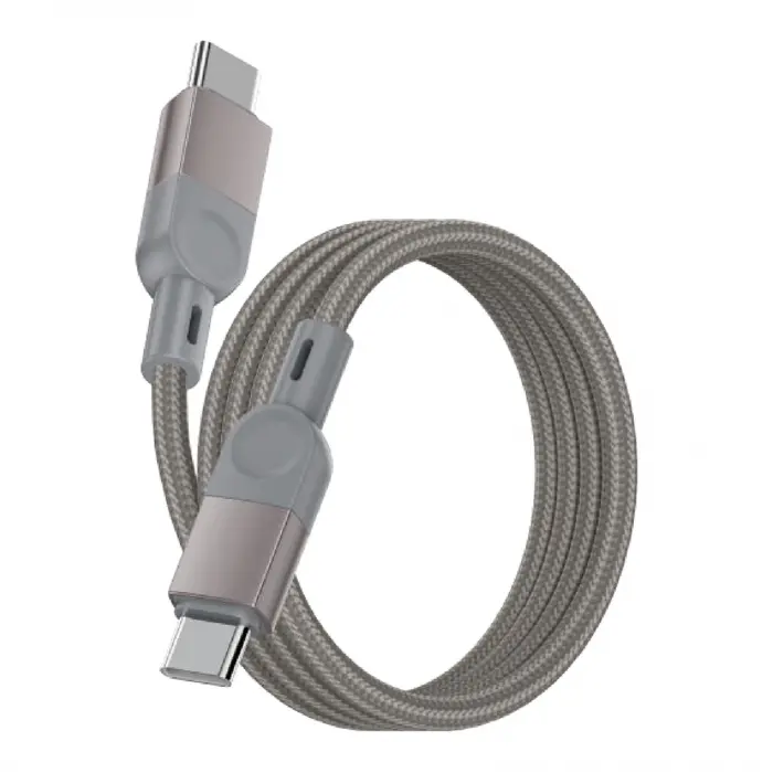 Lopard Zr-44 Type-c To Type-c Pd 100w Örgü Tasarımlı Hızlı Şarj Özellikli Data Ve Şarj Kablosu 1m
