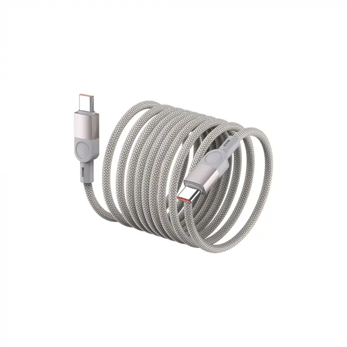 Lopard Zr-44 Type-c To Type-c Pd 100w Örgü Tasarımlı Hızlı Şarj Özellikli Data Ve Şarj Kablosu 1m