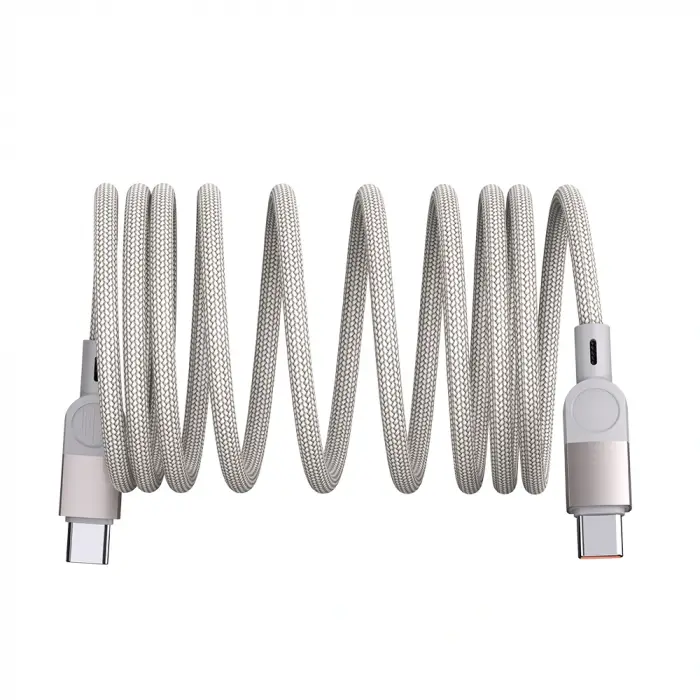 Lopard Zr-44 Type-c To Type-c Pd 100w Örgü Tasarımlı Hızlı Şarj Özellikli Data Ve Şarj Kablosu 1m