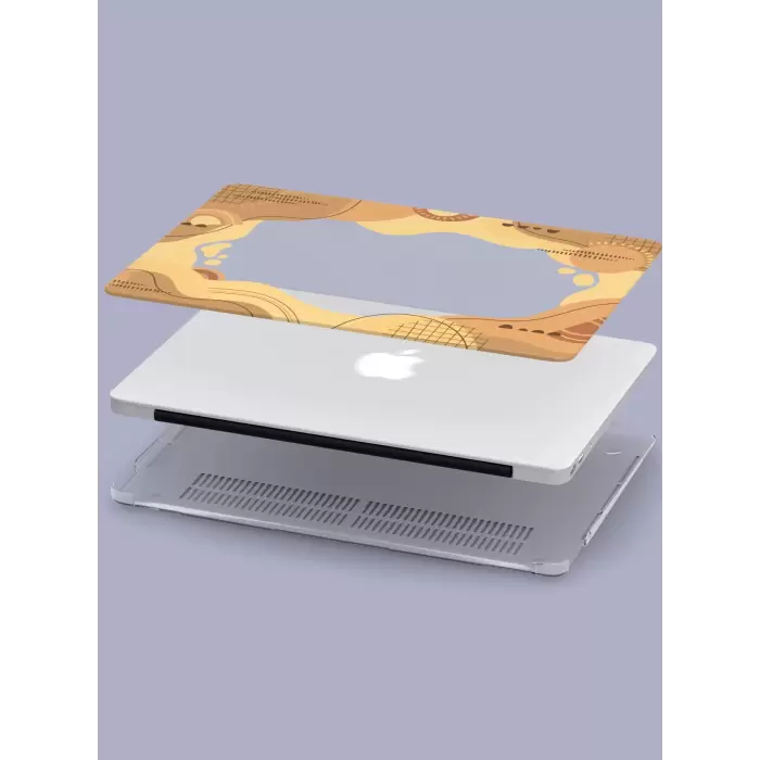 Macbook Pro (M1-M2) Kılıf 14.2 inç A2442-A2779-A2992 A2918 2020/2022 Şeffaf Sert Kapak Koruma Macos-21 Toprak