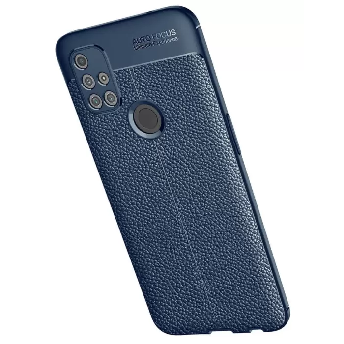 One Plus Nord N10 5G Kılıf Lopard Kamera Korumalı Deri Orjinal Görünümlü Kapak Niss