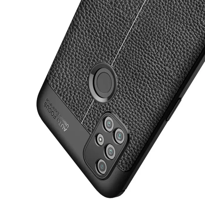 One Plus Nord N10 5G Kılıf Lopard Kamera Korumalı Deri Orjinal Görünümlü Kapak Niss