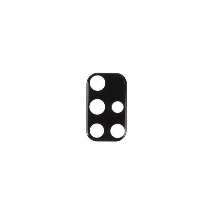 One Plus Nord N10 5G Lopard Siyah Çerçeveli Lens Koruma Parlak Renkli Kamera Koruyucu CL-08 Cam 3D-Kamera-Cam