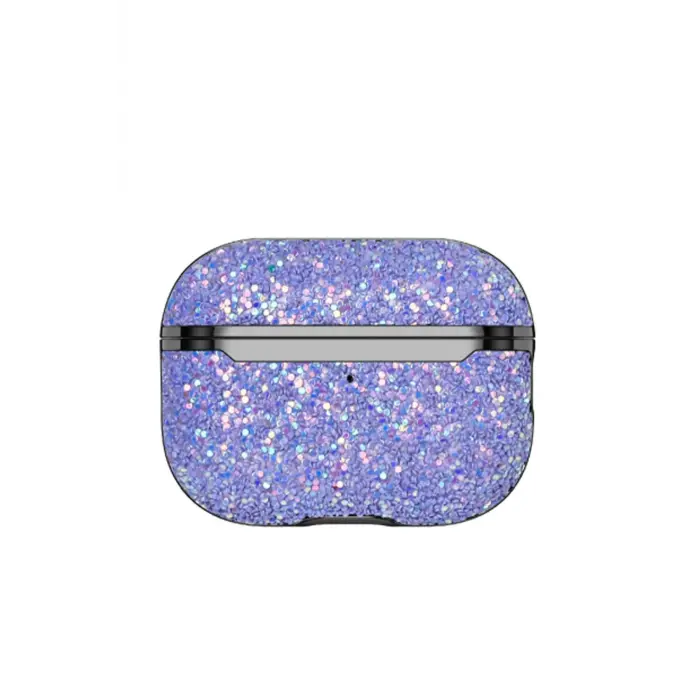 Onegif Airpods 3 (3.nesil) Bright Simli Airpods Kapak - Derin Mor