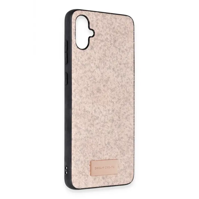 Onegif Samsung Galaxy A05 Bright Simli Kapak - Pembe