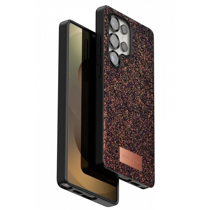 Onegif Samsung Galaxy S25 Ultra Bright Simli Kapak - Derin Mor