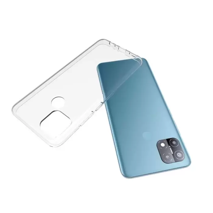 Oppo A15 Kılıf Lopard Kamera Korumalı Renksiz Şeffaf Esnek Silikon Kapak Süper