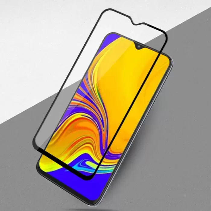 Oppo A15 Lopard Kenarları Kırılmaya Dayanıklı Cam Ekran Koruyucu