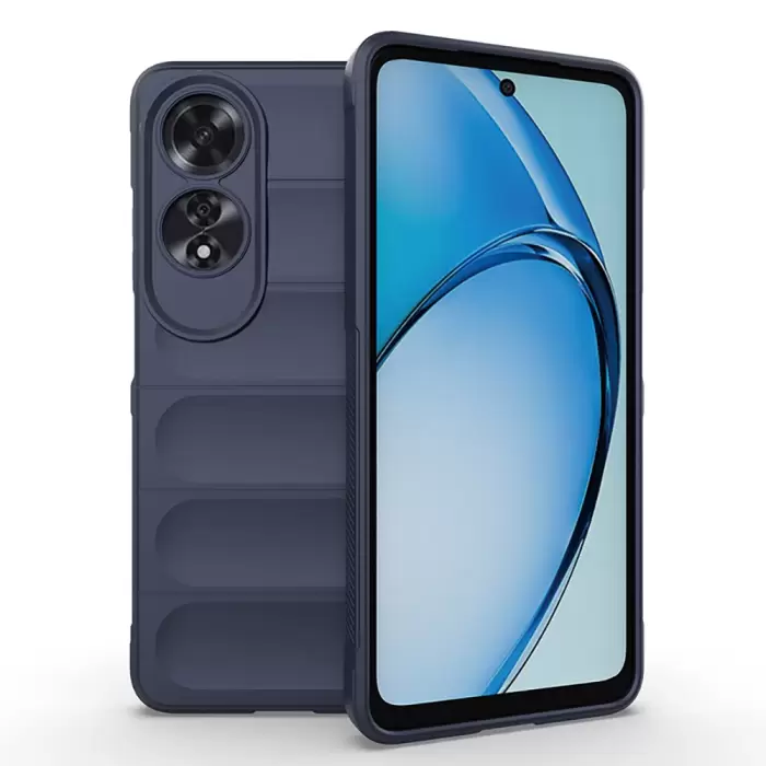 Oppo A60 Kılıf Esnek Tpu Oyuklu Arka Yüzey Tasarımlı Lopard Etnik Silikon Kapak