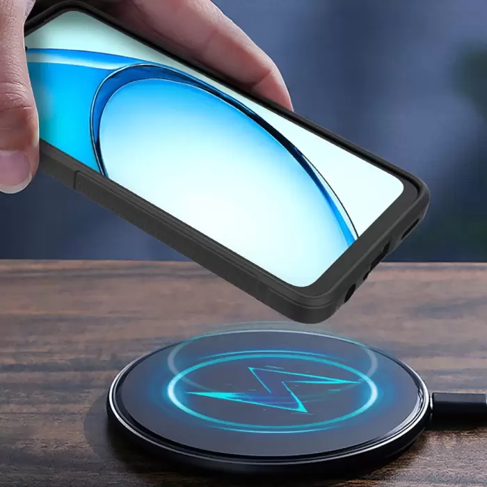 Oppo A60 Kılıf Esnek Tpu Oyuklu Arka Yüzey Tasarımlı Lopard Etnik Silikon Kapak