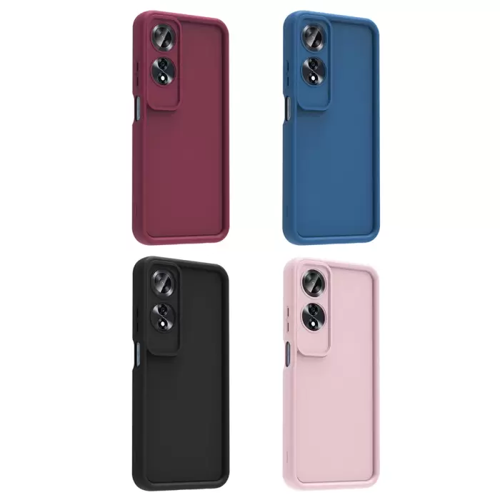 Oppo A60 Kılıf Kamera Korumalı Lopard Ananas Kapak