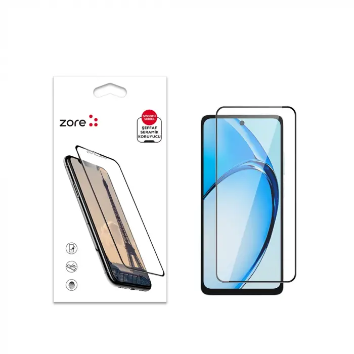 Oppo A60 Uyumlu Tam Kaplayan Ekran Koruyucu Seramik-nano Esnek Kırılmaz