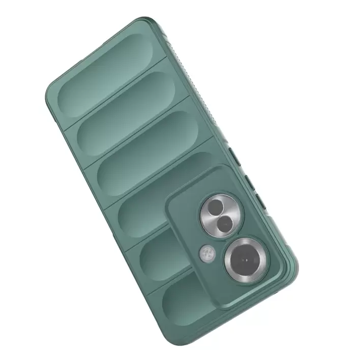 Oppo Reno 11f 5g Kılıf Esnek Tpu Oyuklu Arka Yüzey Tasarımlı Lopard Etnik Silikon Kapak