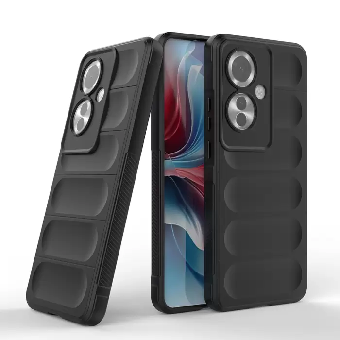 Oppo Reno 11f 5g Kılıf Esnek Tpu Oyuklu Arka Yüzey Tasarımlı Lopard Etnik Silikon Kapak