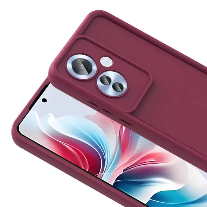 Oppo Reno 11f Kılıf Kamera Korumalı Lopard Ananas Kapak