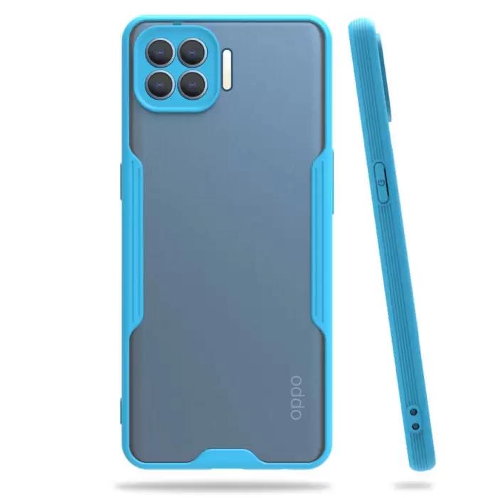Oppo Reno 4 Lite Kılıf Parfe Silikon Kapak Kamera Korumalı Kılıf Ultra Ince Buzlu Mat Renkli