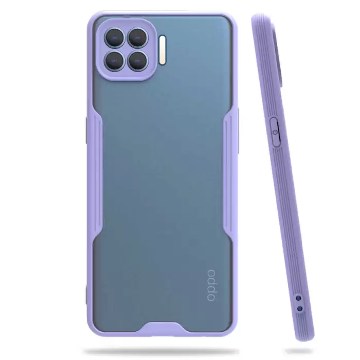 Oppo Reno 4 Lite Kılıf Parfe Silikon Kapak Kamera Korumalı Kılıf Ultra Ince Buzlu Mat Renkli