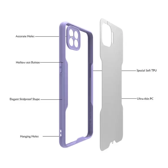 Oppo Reno 4 Lite Kılıf Parfe Silikon Kapak Kamera Korumalı Kılıf Ultra Ince Buzlu Mat Renkli
