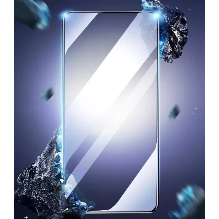Oppo Reno 4 Lite Lopard Kenarları Kırılmaya Dayanıklı Cam Ekran Koruyucu