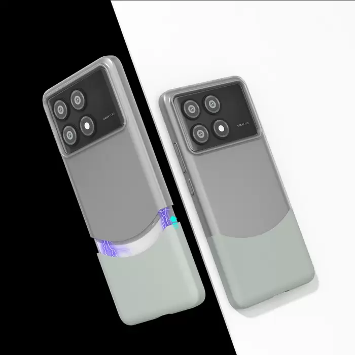 Poco X6 Pro Kılıf Mıknatıslı Lopard Duble Kapak