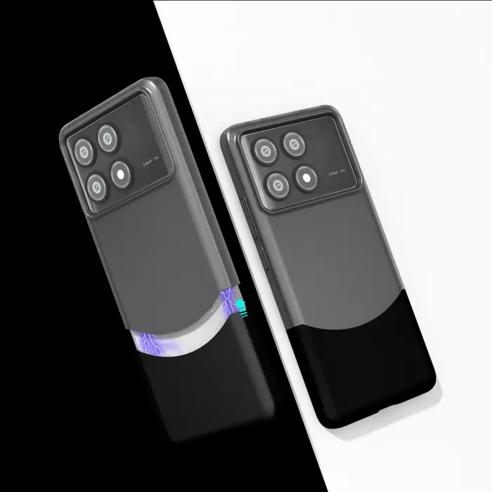Poco X6 Pro Kılıf Mıknatıslı Lopard Duble Kapak