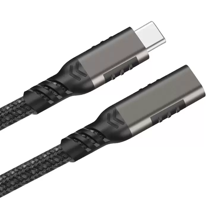 Qgeem Extension Usb3.2 Type-c Pd Uzatma Kablosu 100w 20gbps 4k@60hz 0.5 Metre