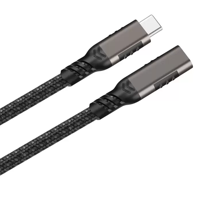 Qgeem Extension Usb3.2 Type-c Pd Uzatma Kablosu 100w 20gbps 4k@60hz 1.5 Metre