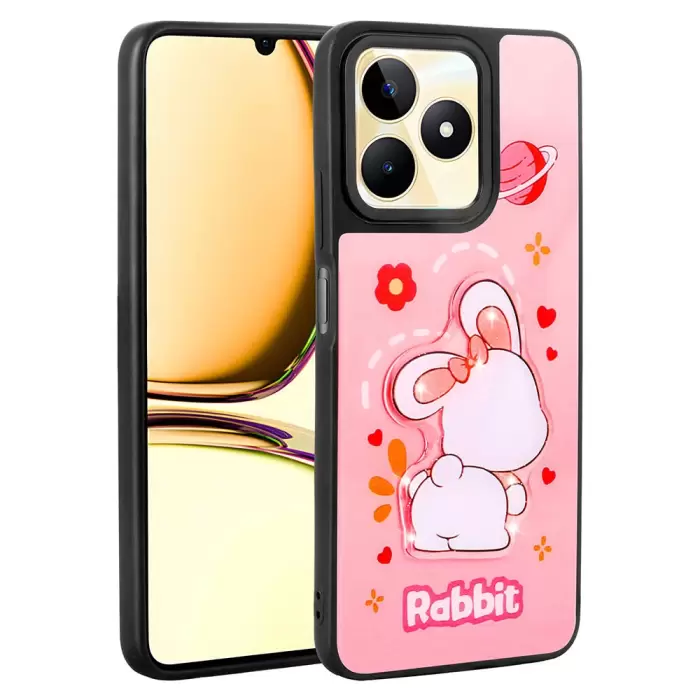 REALME C53 4G Case Shining Embossed Iconic Figured  Amas Silicone Cover