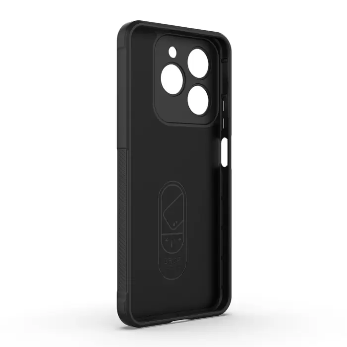 Realme C61 Kılıf Esnek Tpu Oyuklu Arka Yüzey Tasarımlı Lopard Etnik Silikon Kapak