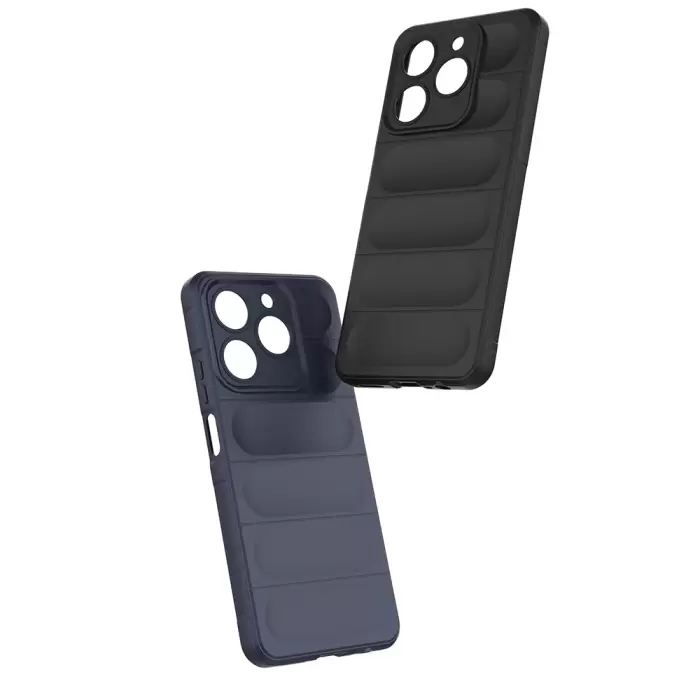 Realme C61 Kılıf Esnek Tpu Oyuklu Arka Yüzey Tasarımlı Lopard Etnik Silikon Kapak