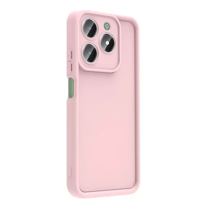 Realme C61 Kılıf Kamera Korumalı Lopard Ananas Kapak