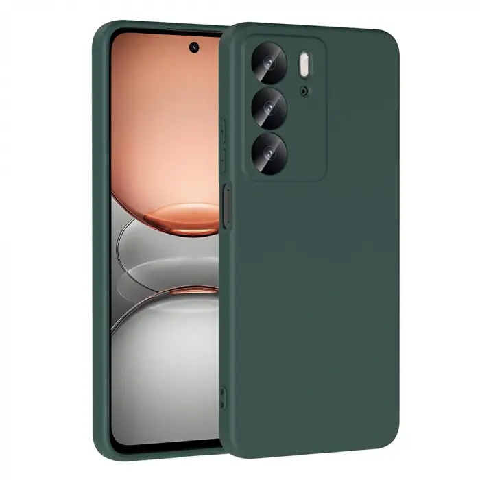 Realme C75 Kılıf Lopard Içi Kadife Lansman Yumuşak Mara Silikon Kapak