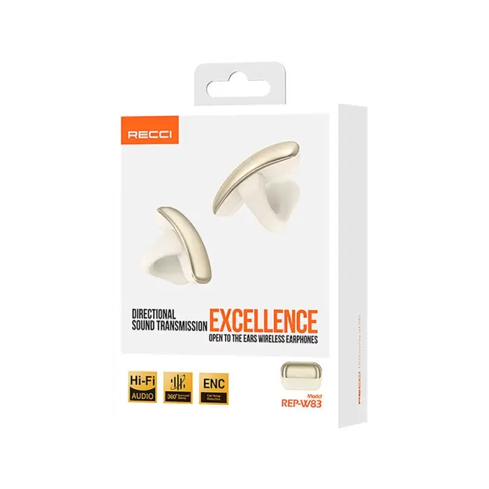 Recci Rep-w83 Excellence Series Enc Teknolojili Hi-fi Ses Kaliteli Tws Kulak İçi Bluetooth V.5.3 Kulaklık