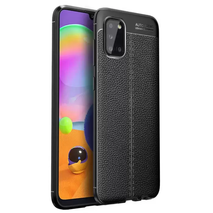 Samsung Galaxy A02S Kılıf Lopard Kamera Korumalı Deri Orjinal Görünümlü Kapak Niss