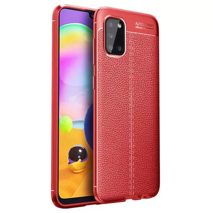 Samsung Galaxy A02S Kılıf Lopard Kamera Korumalı Deri Orjinal Görünümlü Kapak Niss