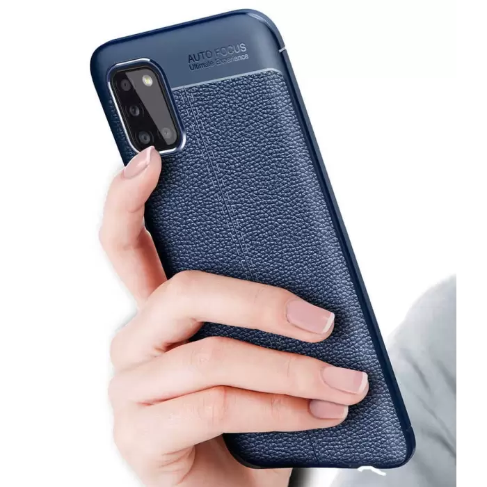 Samsung Galaxy A02S Kılıf Lopard Kamera Korumalı Deri Orjinal Görünümlü Kapak Niss