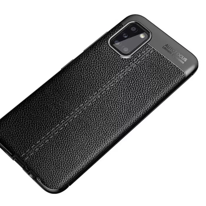 Samsung Galaxy A02S Kılıf Lopard Kamera Korumalı Deri Orjinal Görünümlü Kapak Niss