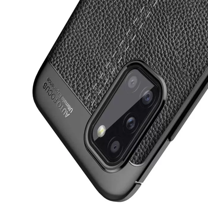 Samsung Galaxy A02S Kılıf Lopard Kamera Korumalı Deri Orjinal Görünümlü Kapak Niss