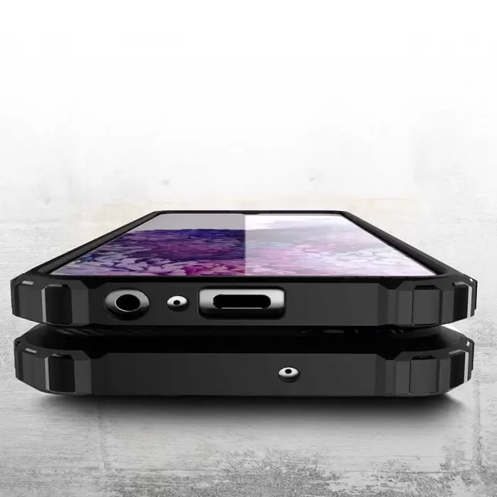 Samsung Galaxy A02S Kılıf Lopard Orijinal Katman Köşe Koruma Crash Silikon Tank Kapak