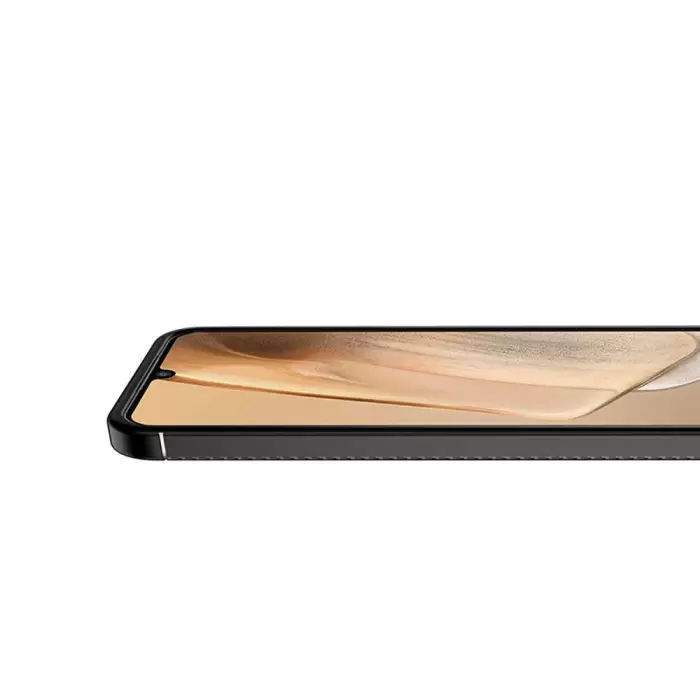 Samsung Galaxy A05 Kılıf Lopard Kamera Korumalı Karbon Desenli Negro Kapak Orijinal Yüzey Kılıf