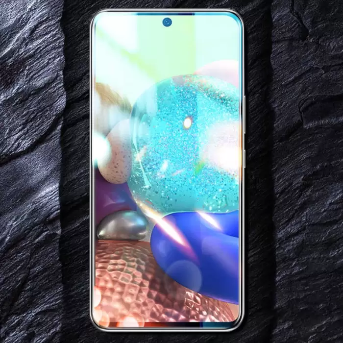 Samsung Galaxy A05S Lopard Kenarları Kırılmaya Dayanıklı Cam Ekran Koruyucu