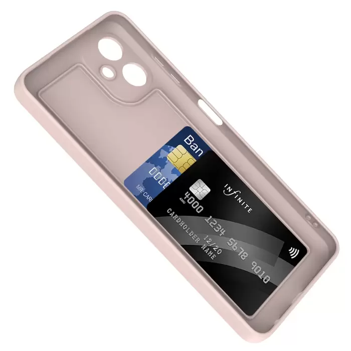 Samsung Galaxy A06 Kılıf Kamera Korumalı Kartlık Hazneli Lopard Vitra Kapak