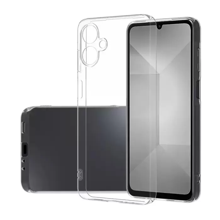 Samsung Galaxy A07 Kılıf Lopard Kamera Korumalı Renksiz Şeffaf Esnek Silikon Kapak Süper