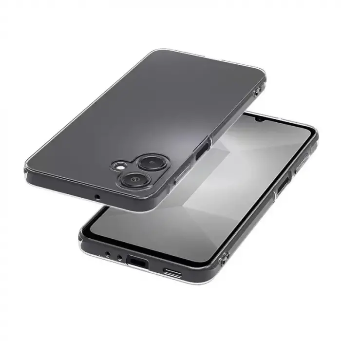 Samsung Galaxy A07 Kılıf Lopard Kamera Korumalı Renksiz Şeffaf Esnek Silikon Kapak Süper